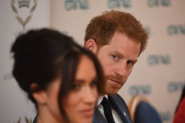 The Duke and Duchess of Sussex attend a roundtable discussion on gender equality with the Queen's Commonwealth Trust and One Young World at Windsor Castle.