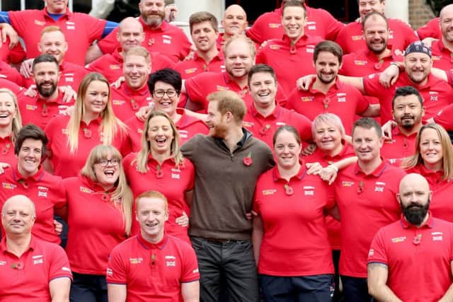 The Duke of Sussex attending the launch of Team UK for the Invictus Games The Hague 2020