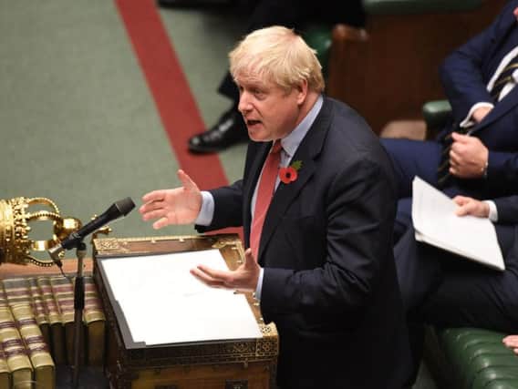 Boris Johnson in the House of Commons. Photo: PA