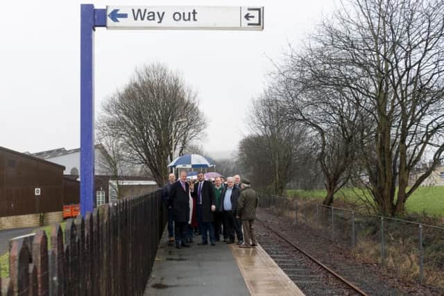 There are cross-party calls to reopen the rail link from Colne to Skipton.