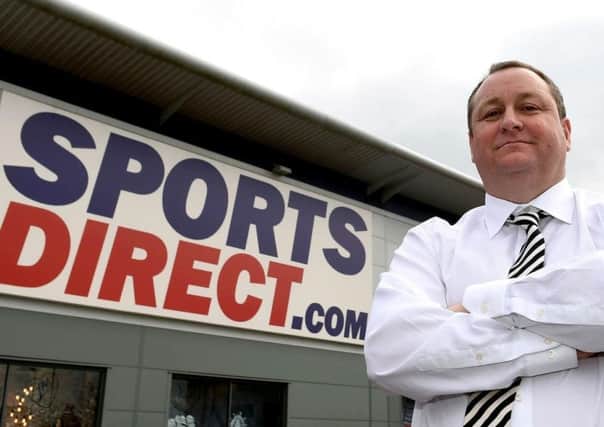 Sports Direct boss Mike Ashley. Pic: Joe Giddens/PA Wire.