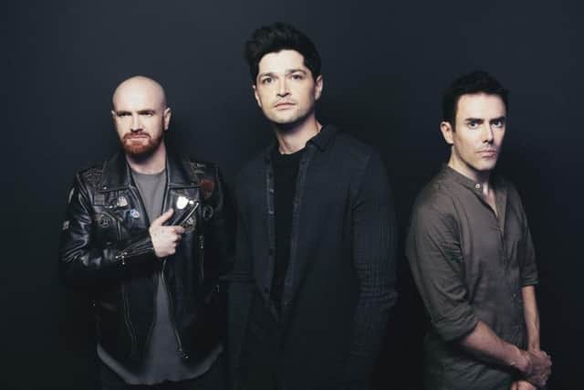 Singer Danny O'Donoghue, guitarist Mark Sheehan, and drummer and bassist Glen Power. Picture: Andrew Whitton