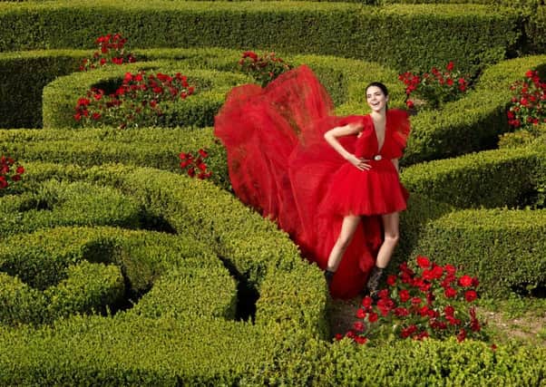 Kendall Jenner in the Giambattista Valli x H&M campaign