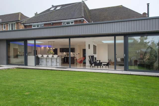 The XP Glide R, Lift & Slide Door as featured in Wednesdays episode of George Clarkes Old House, New Home. (photo not from Ackworth project)
