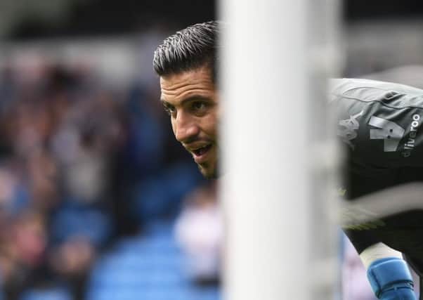 NO WAY THROUGH: Leeds United goalkeeper, Kiko Casilla. Picture: George Wood/Getty Images.