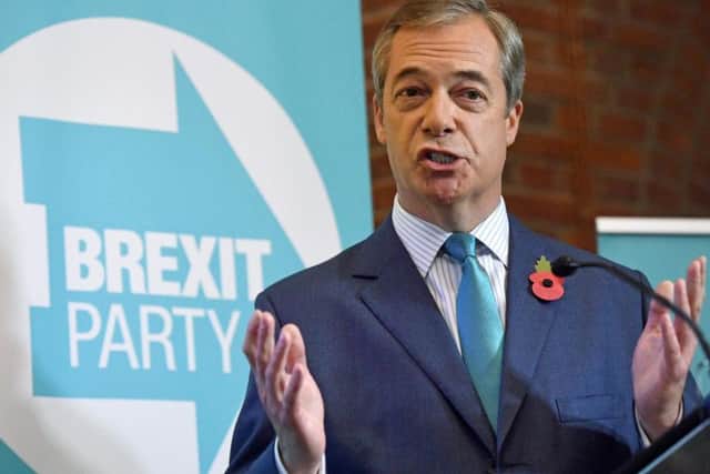 Brexit Party leader Nigel Farage. Pic: PA