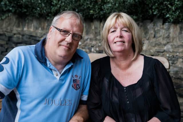 Paula and Ian used to run pubs and bars around Sheffield and Leeds but illness has forced her to stop and Ian become her full-time carer