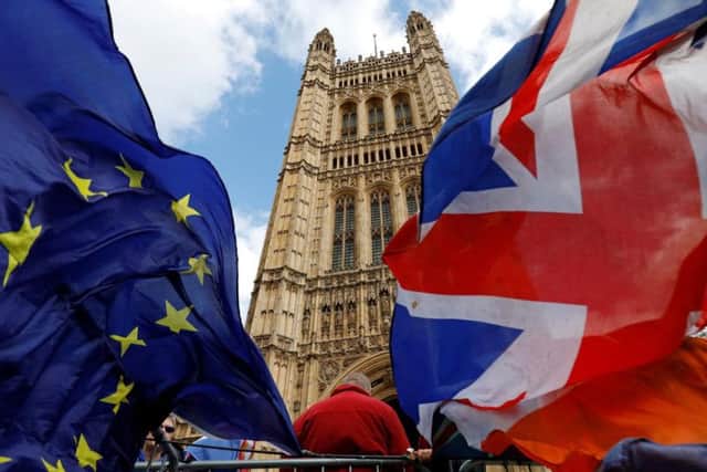 A 10-strong list of words brought to prominence by Brexit has been issued for the first time by Collins Dictionary. Credit: TOLGA AKMEN/AFP/Getty Images