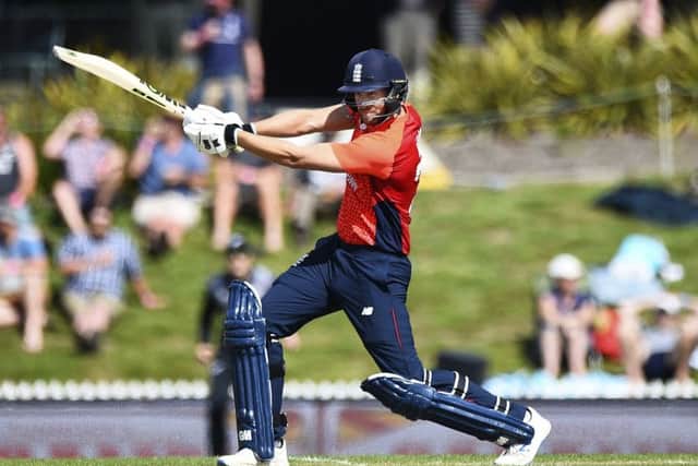 England's Dawid Malan bats during the third Twenty20 international cricket match against New Zealand at Saxton Oval, in Nelson. (Picture: Chris Symes/Photosport)