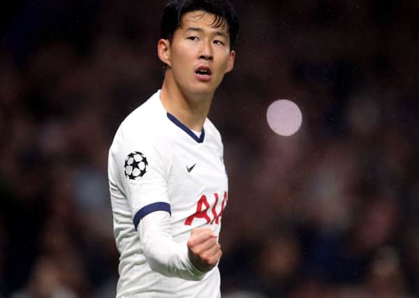 Son Heung-min: Saw his red card for challenge on Andre Gomes rescinded.
