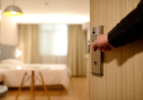 Choosing a hotel room online is frraught with risks