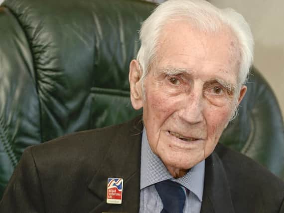 Second World War veteran Douglas Parker.