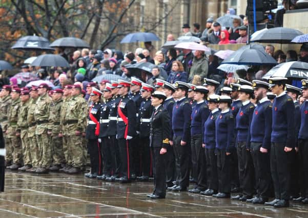 Civic Observance of Remembrance Sunday in Leeds in 2018.Picture by Gerard Binks Photography