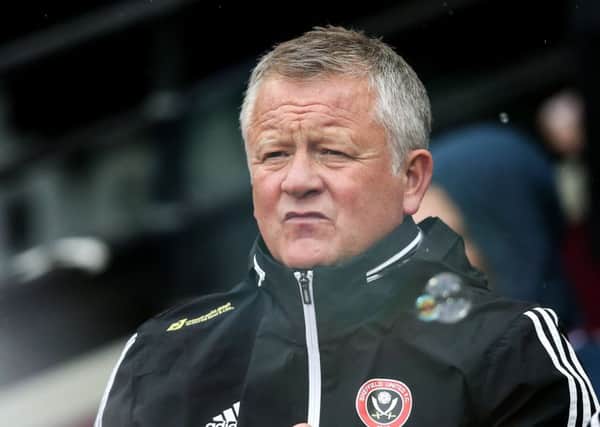 Sheffield United manager Chris Wilder (Picture: James Wilson/Sportimage)