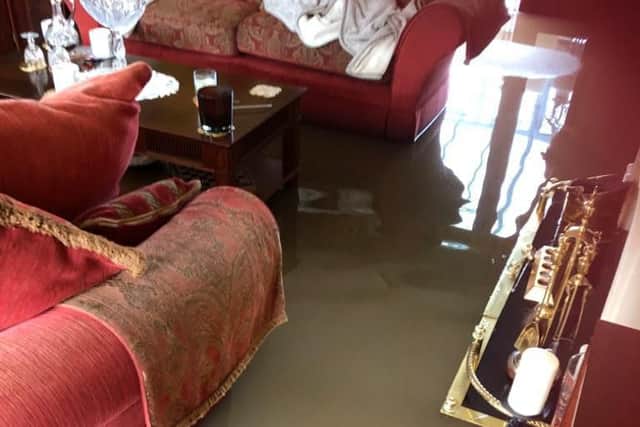 Truffle Lodge in Fishlake has been submerged in water