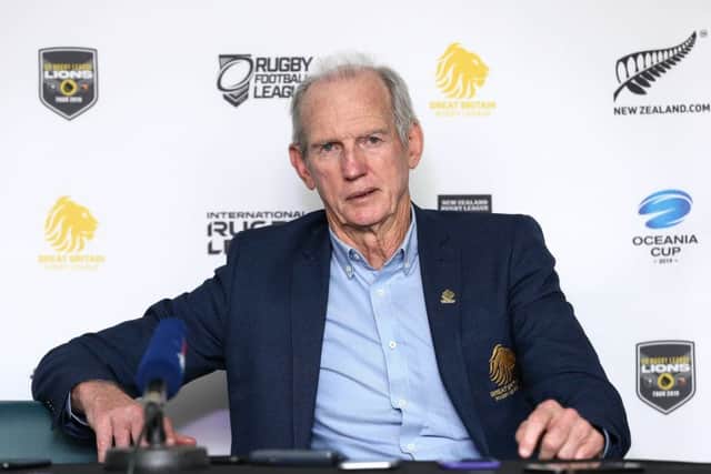 TIME TO GO? Great Britain Lions head coach, Wayne Bennett, pictured after SAturday's defeat to New Zealand. 
Picture: Martin Hunter/www.photosport.nz /SWpix.com