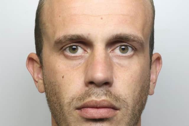 'Suitcase full of trouble': Simon Fletcher was jailed for 20 months after being caught with stun guns and knuckle dusters at Leeds Bradford Airport