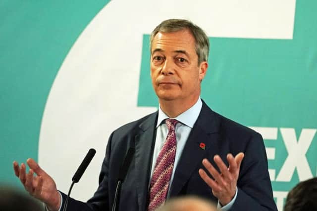 Brexit Party leader Nigel Farage. Photo: PA
