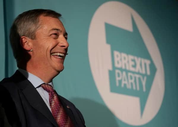 Nigel Farage says the Brexit Party will not field candidates in Tory-held seats.