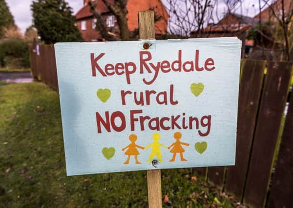 Should anti-fracking signs be removed from Ryedale's roads?