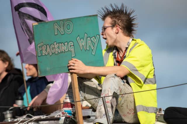 Extinction Rebellion protesters have been highlighting the threat posed by fracking.