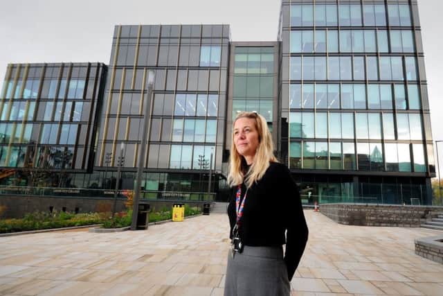 Raising aspirations: Suzanne Gallagher, director of curriculum and operations at Quarry Hill, believes the new campus will help raise aspirations among students.       Picture: Simon Hulme