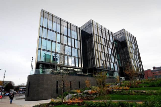 Leeds City College's new Quarry Hill campus. Picture: Simon Hulme