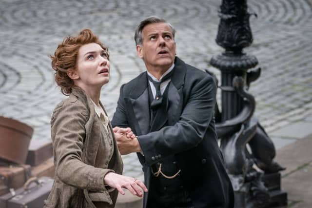Eleanor Tomlinson and Rupert Graves in The War of the Worlds.
Picture: Ben Blackall/ Mammoth Screen 2018