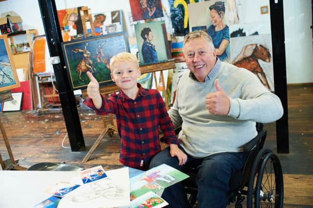 Grandad Wheels - Brian Abram has written his series to "help children understand that people in wheelchairs are just like everyone else and can still achieve things and enjoy life, by getting them to laugh at the daft things this grandad get up to."

Picture: johnhoulihan.com