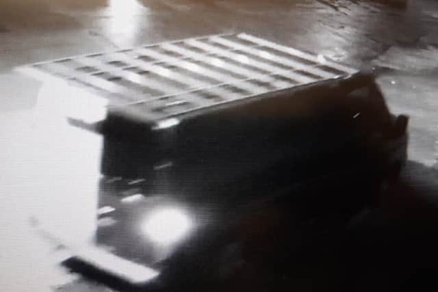 Humberside Police have released this CCTV image of a van used in a burglary in Hull.