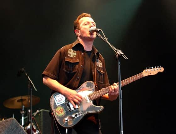 Joe Strummer of The Clash pictured in 2002. Picture: Andy Butterton/PA Wire