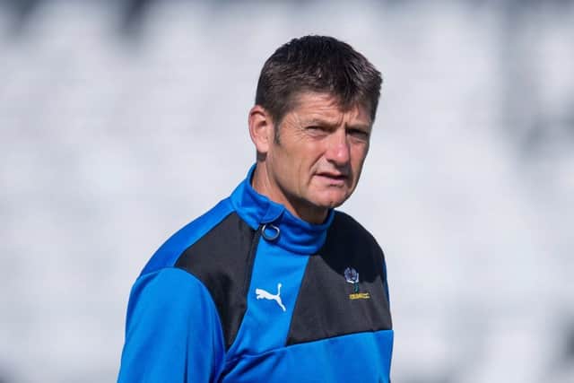 PRACTICE MAKES PERFECT: Yorkshire director of cricket, Martyn Moxon. Picture by Allan McKenzie/SWpix.com