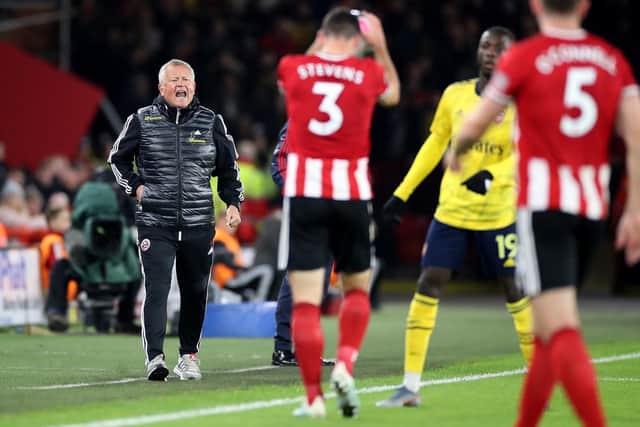 Sheffield United manager Chris Wilder: Danny Lawson/PA Wire.