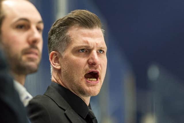 Former Sheffield Steelers defenceman Zack Fitzgerald has taken Glasgow Clan to the top of the Elite League in his first season as head coach., Picture: Al Goold (www.algooldphoto.com)