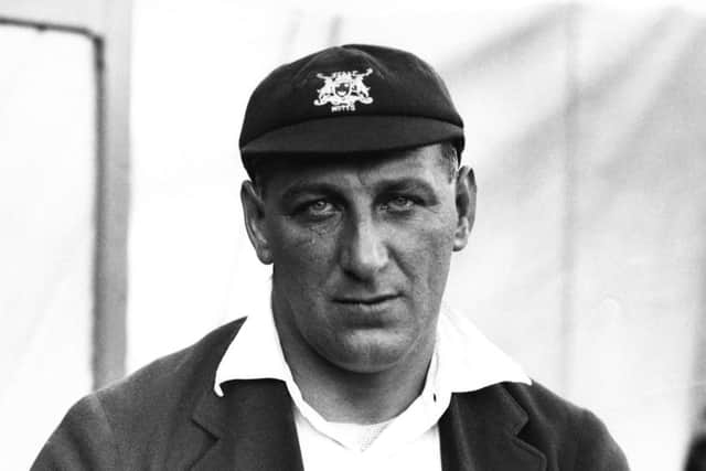English cricketer Fred Barratt (1894 - 1947) of Nottinghamshire CCC, circa 1925.  (Picture: Central Press/Hulton Archive/Getty Images)