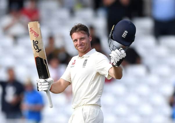 Rare century: From Jos Buttler. Picture: Getty Images.