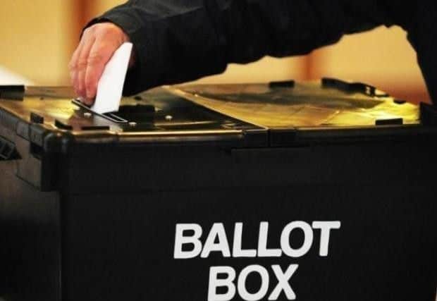 Stock photo of a ballot box. Photo: PA