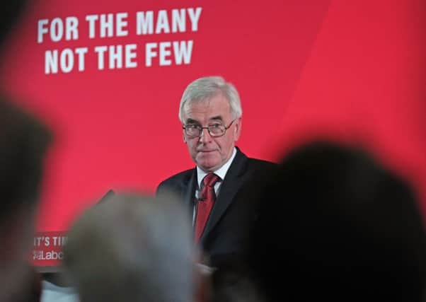 Shadow Chancellor John McDonnell has attacked the super-rich,