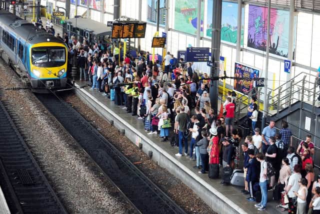 Rail Passengers frequently have to put up with overcrowded trains. Picture by Simon Hulme