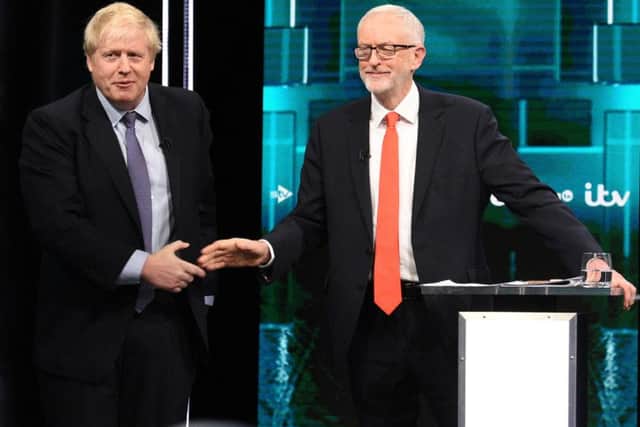 Boris Johnson and Jeremy Corbyn took part in a ITV debate on Tuesday night.
