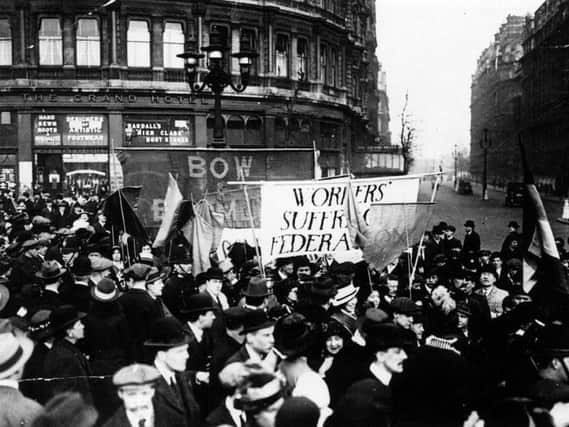 Suffrage groups like the Pankhursts' WSPU have been criticised for leaving behind working class womens' interests.