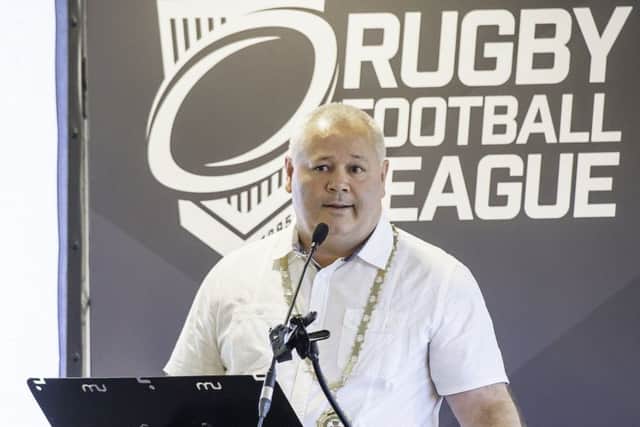 Carl Hall: On being elected the new vice-resident of the Rugby Football League.