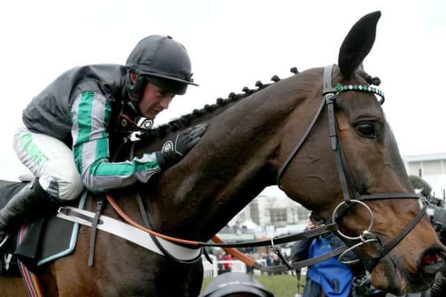 Altior, a dual Queen Mother Champion Chase winner under Nico de Boinville, puts a 19-race winning streak on the line today against Cyrname.