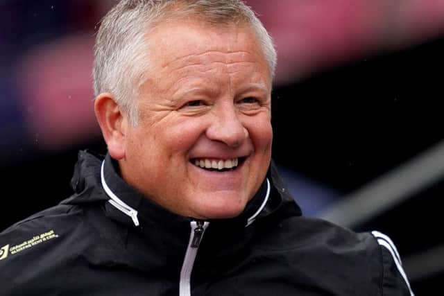 Sheffield United manager Chris Wilder says John Egan "has a chance" of facing Manchester United on Sunday