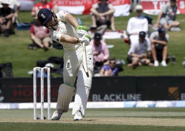 England's Jos Buttler: Fell to unusual catch against New Zealand.