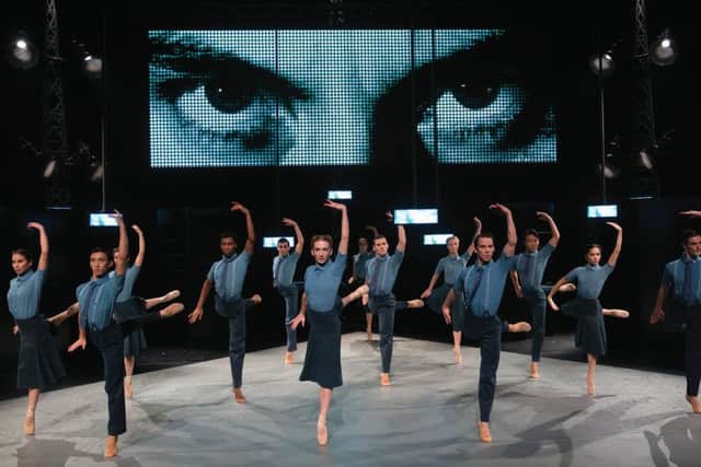 Jonathan Watkins' production of 1984 for Northern Ballet in 2015.  (Photo Emma Kauldhar).