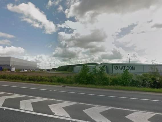 Leeming Bar Industrial Estate, as seen of the A1. Credit: Google
