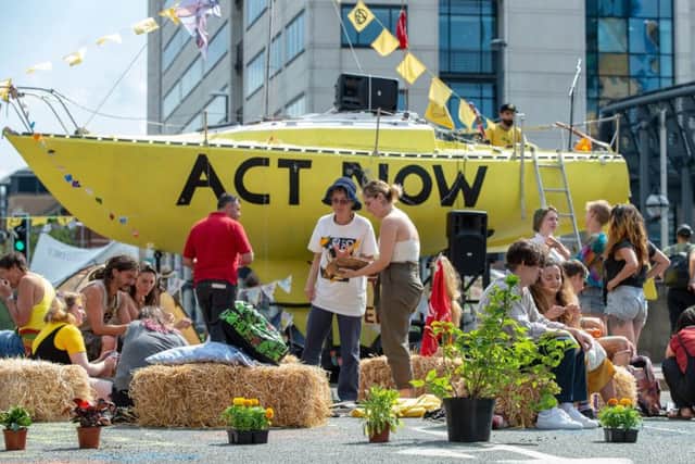 Extinction Rebellion protesters took to the streets of Leeds earlier this year to highlight the 'climate emergency'.