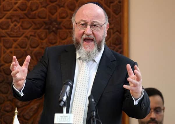 The Chief Rabbi has warned that the soul of the nation is at stake if Jeremy Corbyn wins power.