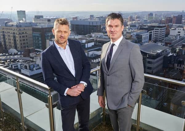 Gerard Downes (left), of Capital Property Partners, and Chris Gilman, of GMI Property, who have joined forces to launch Urban Life Developments. Picture: johnhoulihan.com